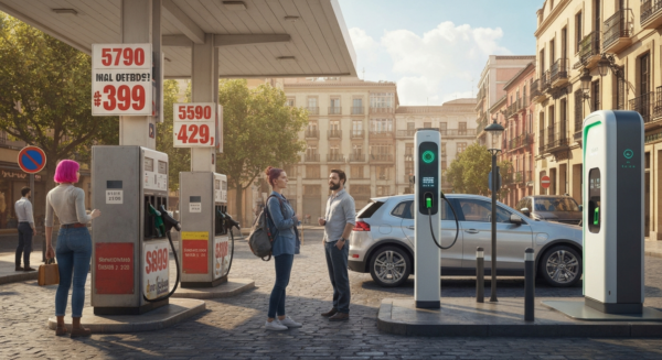 Furor por coches eléctricos en España ante crisis de combustibles