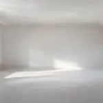 A clean, empty white room with soft lighting, representing unavailability